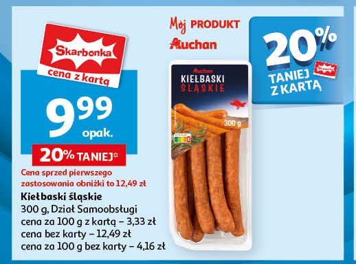 Kiełbasa śląska Auchan promocja