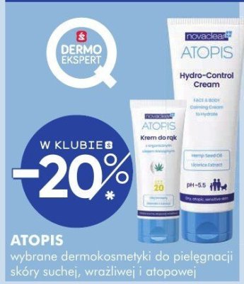 Atopis wybrane dermokosmetyki do pielęgnacji skóry suchej, wrażliwej i atopowej promocja w Super-Pharm
