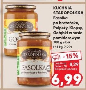 Gołąbki w sosie pomidorowym Kuchnia staropolska promocja