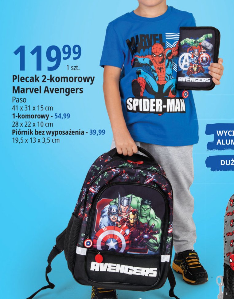 Plecak 1-komora avengers Paso promocja