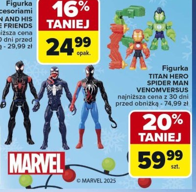Figurka z akcesoriami IRON MAN AND HIS AWESOME FRIENDS promocja w Carrefour