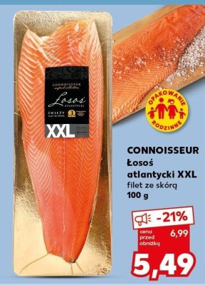 Filet łososia ze skórą atlantycki XXL promocja w Kaufland