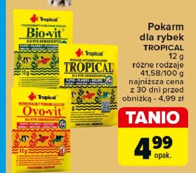 Pokarm dla ryb ozodbnych Tropical promocja