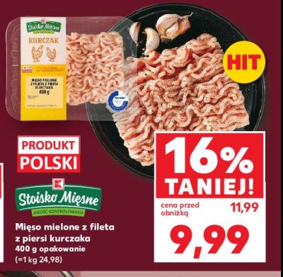 Mi臋so mielone z fileta z piersi kurczaka Stoisko mi臋sne promocja