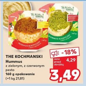 Hummus z zielonym pesto The kochmański promocja