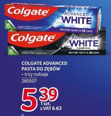 Pasta do zębów Colgate Advanced 75 ml promocja w Selgros