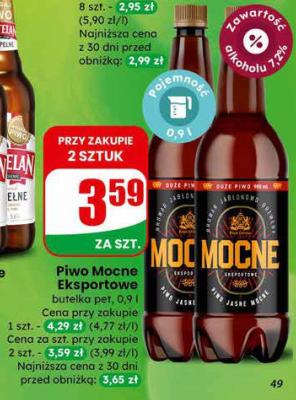 Piwo promocja w Dino