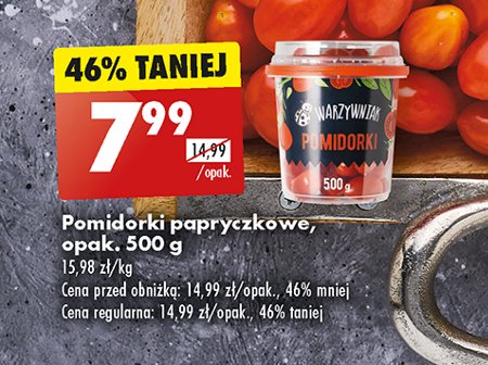 Pomidor papryczkowy Biedronka warzywniak promocja