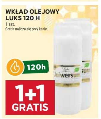 Wkład olejowy luks 120 h promocja w Stokrotka