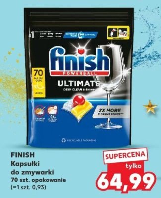 Kapsułki do zmywarki Finish 70 szt. opakowanie promocja w Kaufland