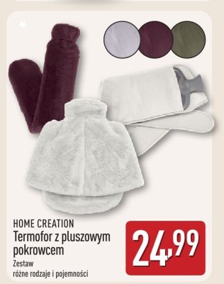 Termofor z pluszowym pokrowcem HOME CREATION promocja w Aldi
