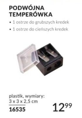 Temperówka podwójna do kredek promocja w AVON