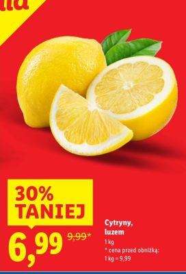 Cytryny luzem promocja w Lidl