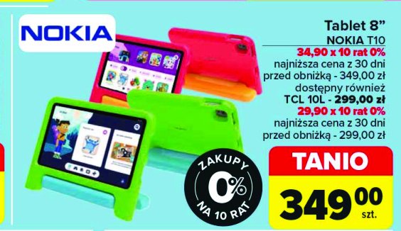 Tablet 8" t10 Nokia promocja