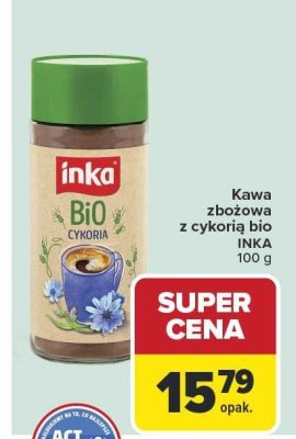 Kawa zbożowa z cykorią bio INKA promocja w Carrefour