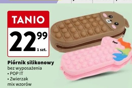 Piórnik silikonowy zwierzak promocja