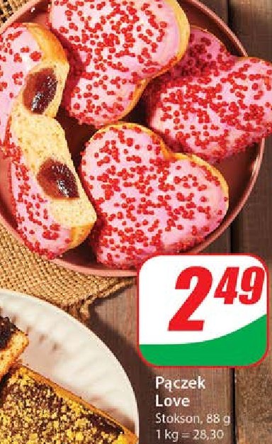 Pączek love Stokson promocja w Dino