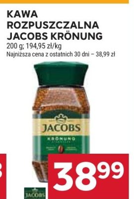 Kawa rozpuszczalna Jacobs Krönung promocja w Stokrotka