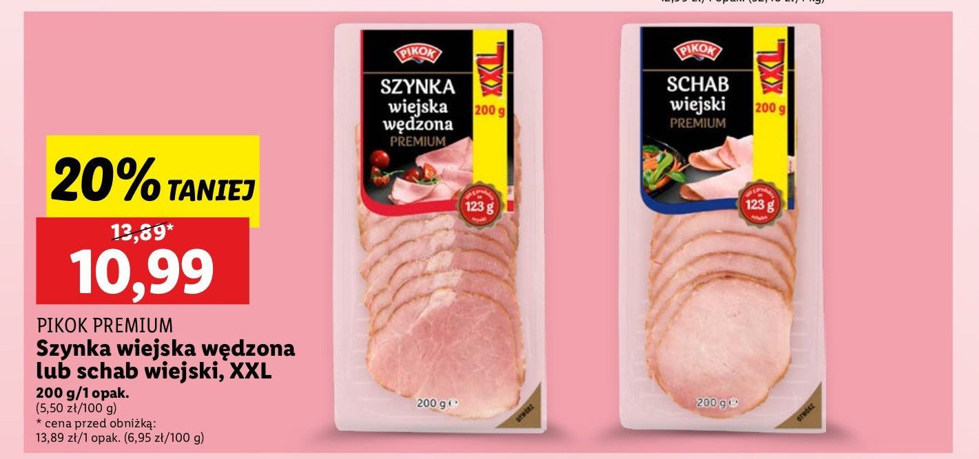 Schab wiejski Pikok premium promocja w Lidl