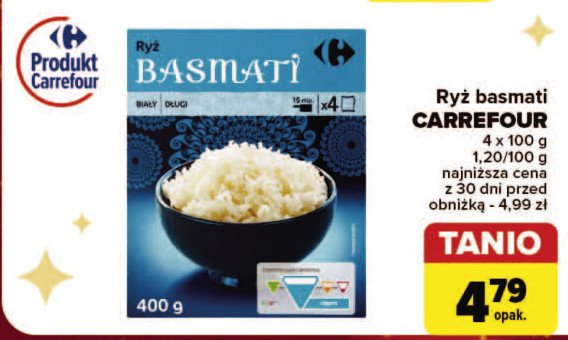 Ryż basmati Carrefour promocja