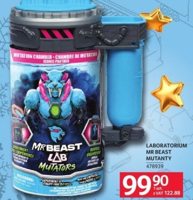 Zabawka Laboratorium Mr Beast Mutanty promocja w Selgros