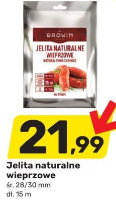 Jelita naturalne wieprzowe promocja w Bricomarche