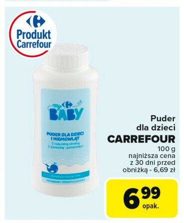 Puder dla dzieci Carrefour baby promocja