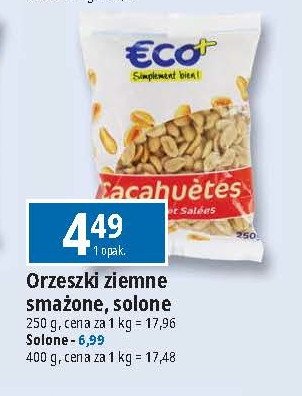 Orzeszki ziemne solone Eco+ promocja