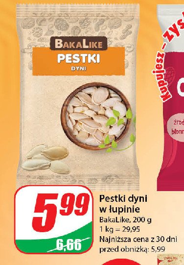 Pestki dyni Bakalike promocja