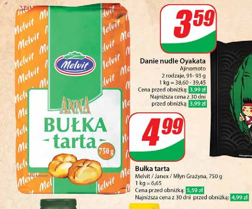 Bułka tarta anna Melvit promocja