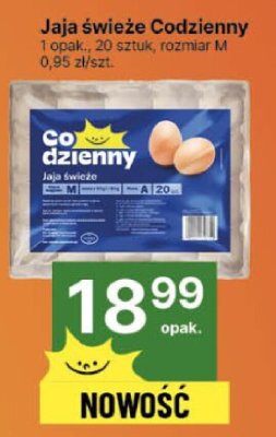 Jaja Jaja świeże Codzienny promocja w Delikatesy Centrum