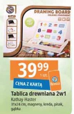 Tablica drewniana 2w1 Kathay-haster promocja
