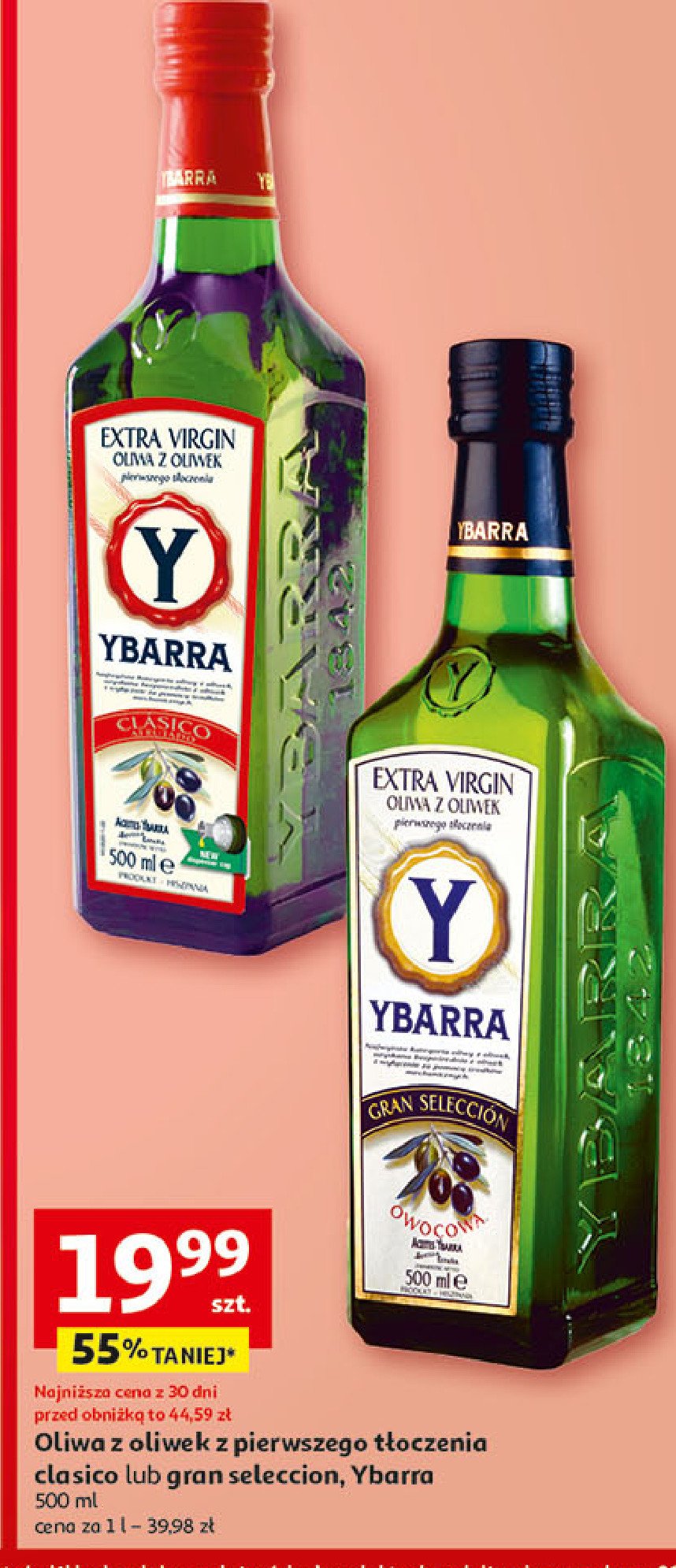 Oliwa extra vergine Ybarra promocja w Auchan