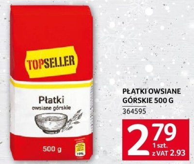 Płatki owsiane górskie 500 G promocja w Selgros