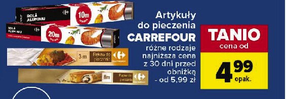 Folia aluminiowa 20 m. Carrefour promocja