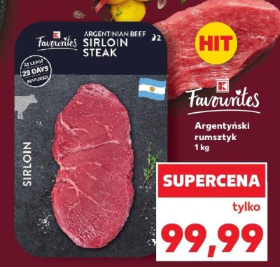 Argentyński rumsztyk  promocja w Kaufland