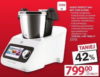 Robot kuchenny ROBOT PERFECT MIX MFC 2905 ELDOM promocja w Selgros