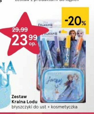 Zestaw w kosmetyczce kraina lodu b艂yszczyki do ust promocja