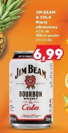 Drink Jim beam & cola promocja w Duży Ben