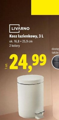 Kosz łazienkowy Livarno 3 L promocja w Lidl