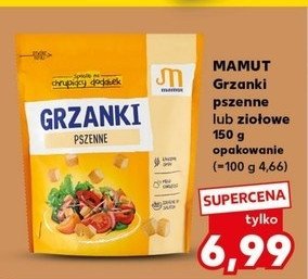 Grzanki ziołowe Mamut promocja