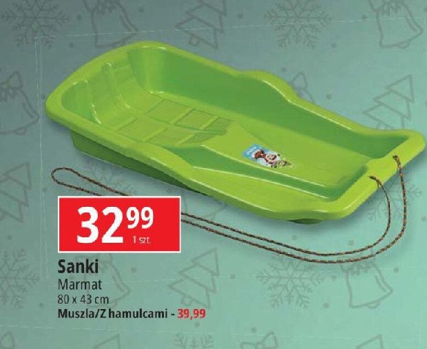 Sanki muszla Marmat promocja