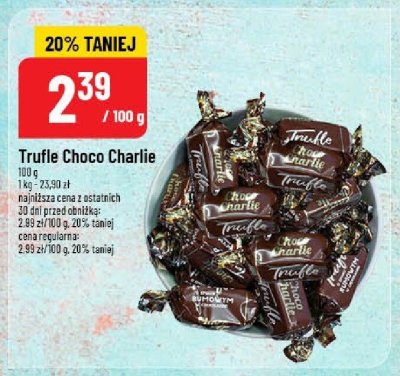 Trufle Choco Charlie promocja w POLOmarket