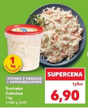 Surówka colesław wykwintny z sosem chrzanowym Grześkowiak promocja w Kaufland