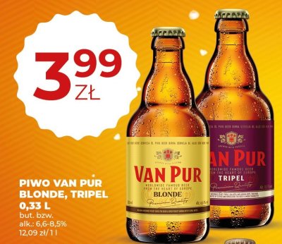 Piwo Van Pur Blonde 0,33 L promocja w Duży Ben