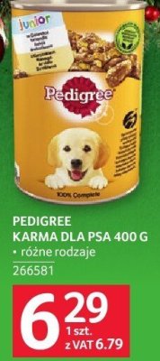 Karma Pedigree dla psa 400 g promocja w Selgros
