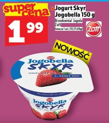 Jogurt Skyr Jogobella 150 g promocja w TOPAZ