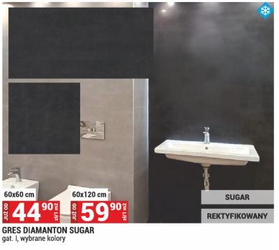 Gres DIAMANTON SUGAR 60x120 cm, gat. I, wybrane kolory promocja w Merkury Market