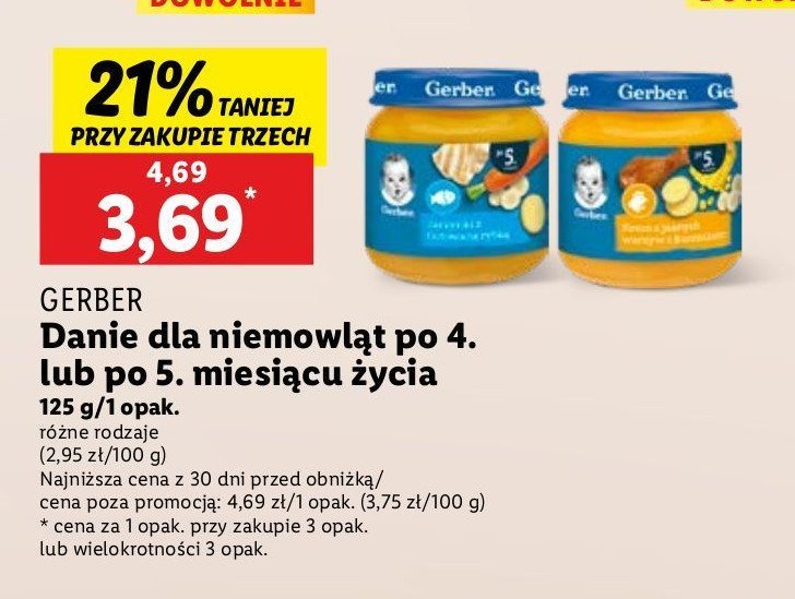 Krem z jasnych warzyw z kurczakiem Gerber promocja