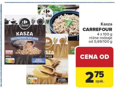 Kasza różne rodzaje Carrefour promocja w Carrefour Market